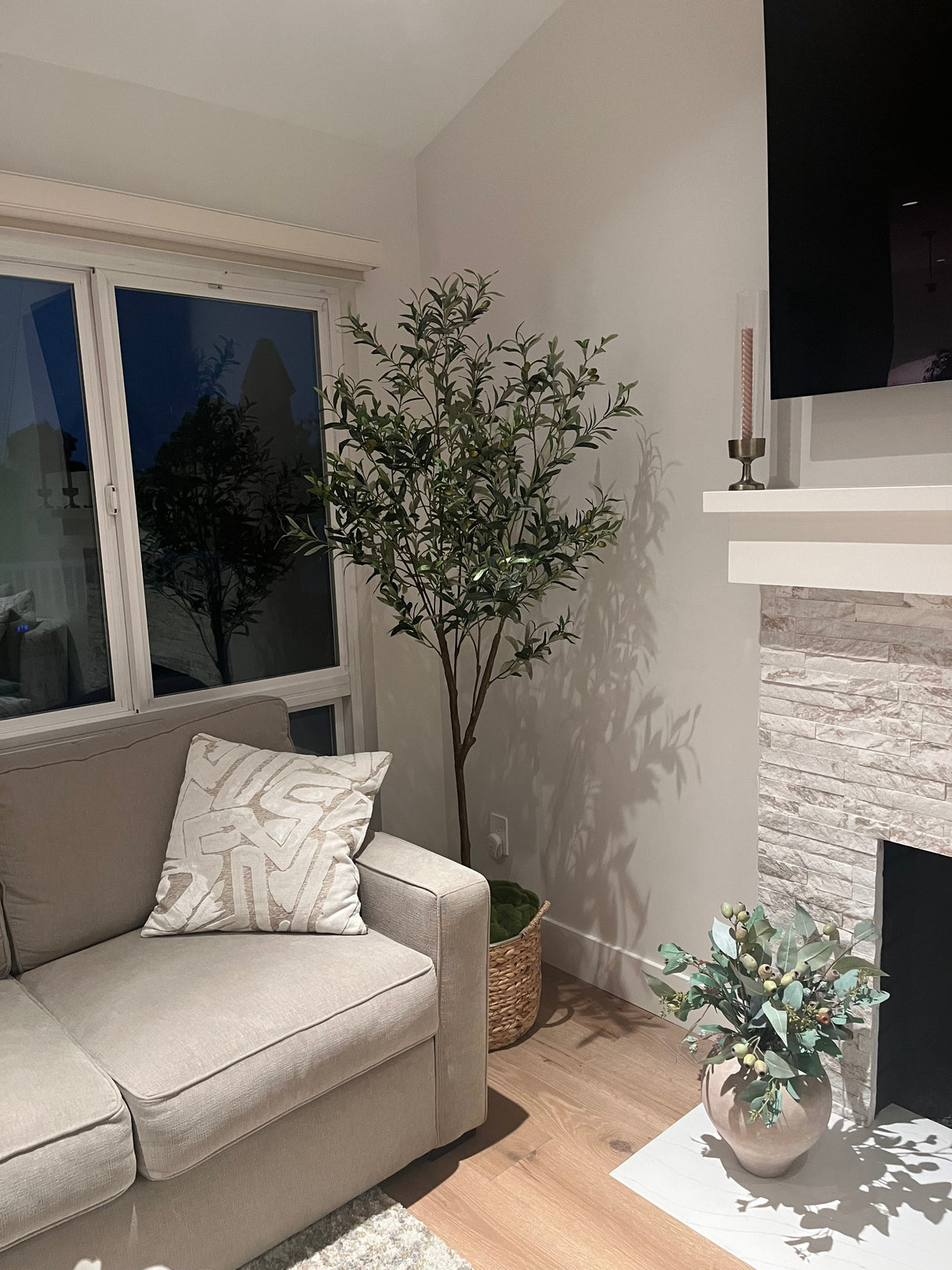 6' Olive Tree in Pot Green Gray #LTO016-GR/GY