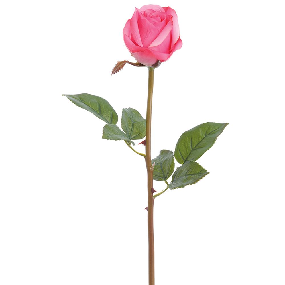 23" Real Touch Rose Bud Spray Cerise (2 Stems Per Box) #FSR611-CE