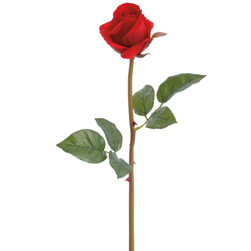 23" Real Touch Rose Bud Spray Red (2 Stems Per Box) #FSR611-RE