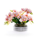 Pink Faux Orchids Center Piece Arrangement #F-257