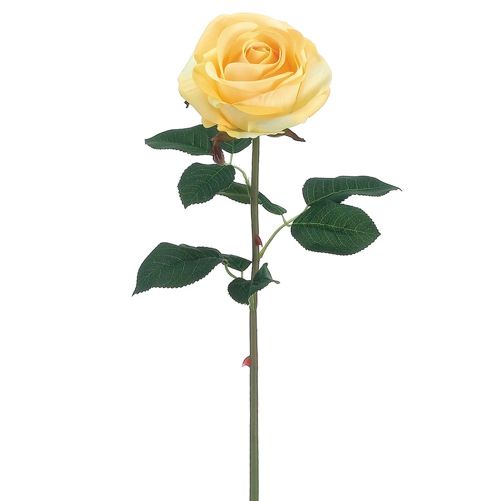 20" Real Touch Rose Spray  Yellow (2 Stems Per Box) #FSR421-YE