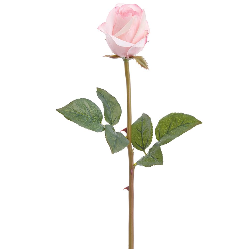 23" Real Touch Rose Bud Spray  Pink (2 Stems Per Box) #FSR611-PK