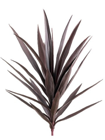 Asparagaceae, subfamily Agavoideae, succulent, artificial, silk flowers, yucca, purple